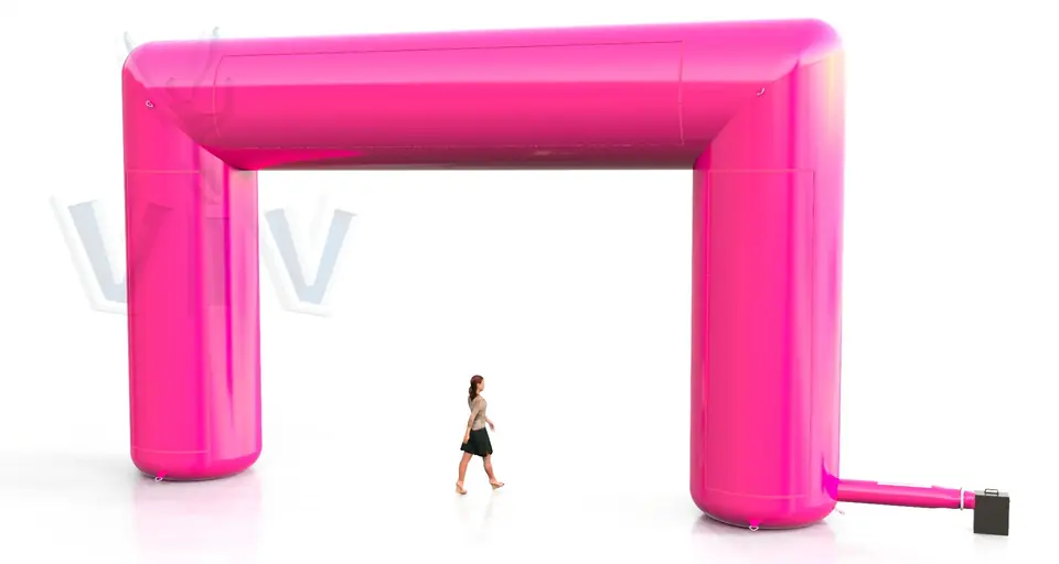 Rectangular gate 10 m commercial promotional inflatable gate