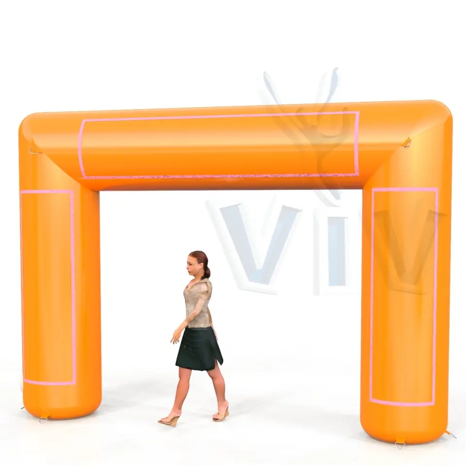 Rectangular gate 4 m commercial promotional inflatable gate