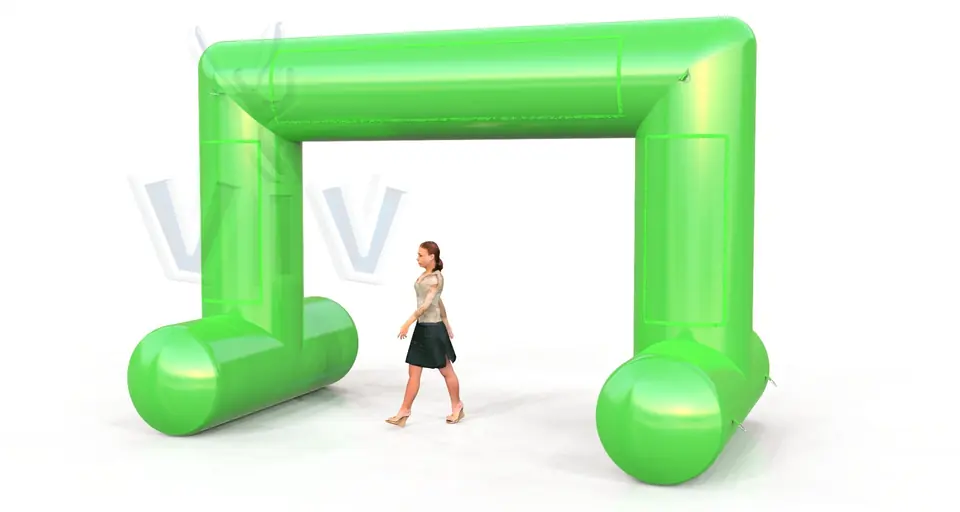 Rectangular self-standing gate 5 m commercial promotional inflatable gate