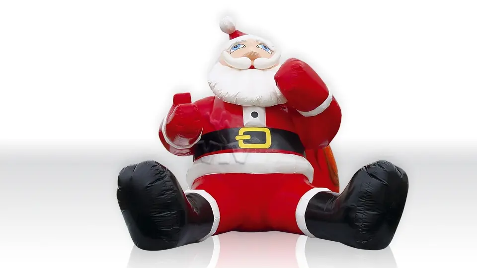 Sitting Santa Claus commercial holiday inflatable