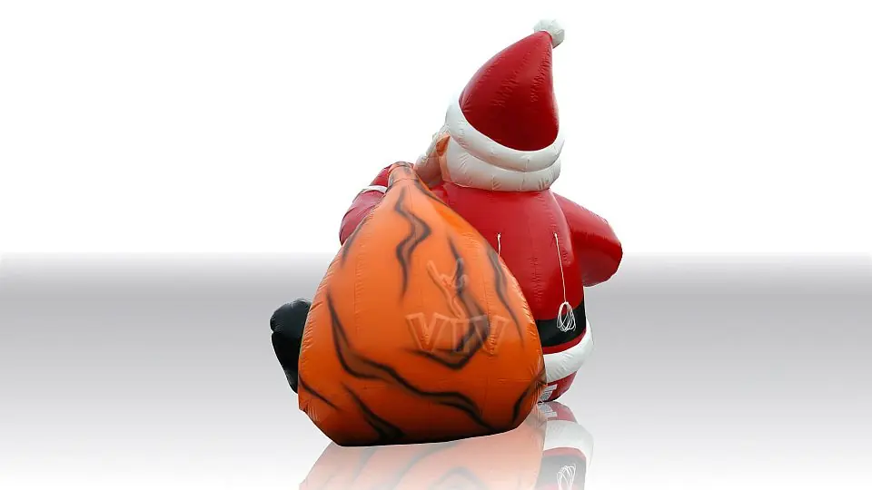Sitting Santa Claus commercial holiday inflatable