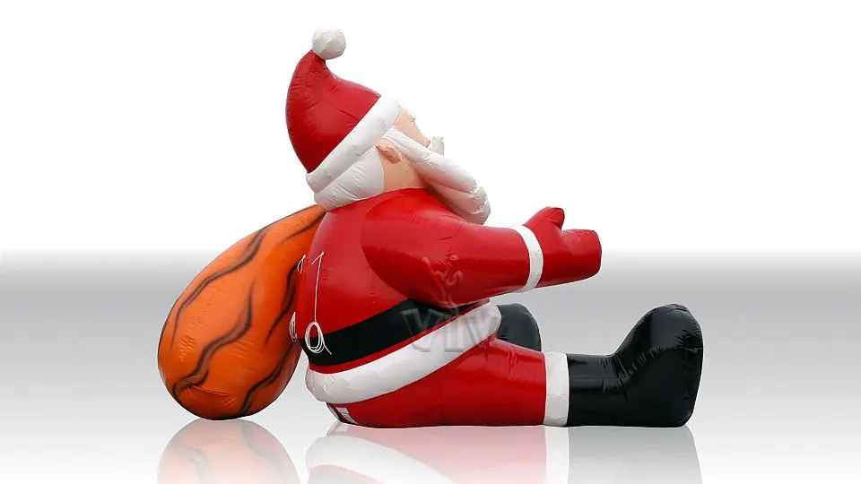 Sitting Santa Claus commercial holiday inflatable