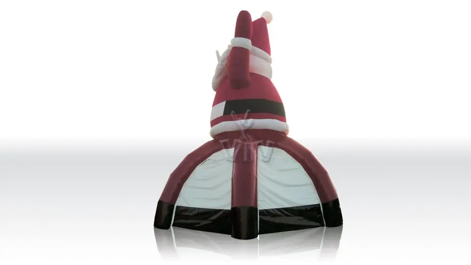 Tent with Father Christmas, external diameter 6.5 m commercial holiday inflatable
