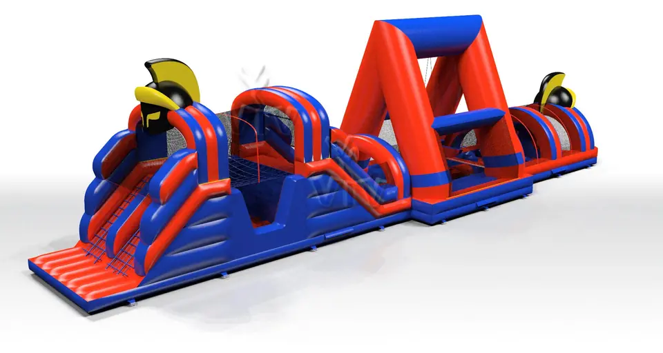 Active Center Gladiators commercial inflatable obstacle course