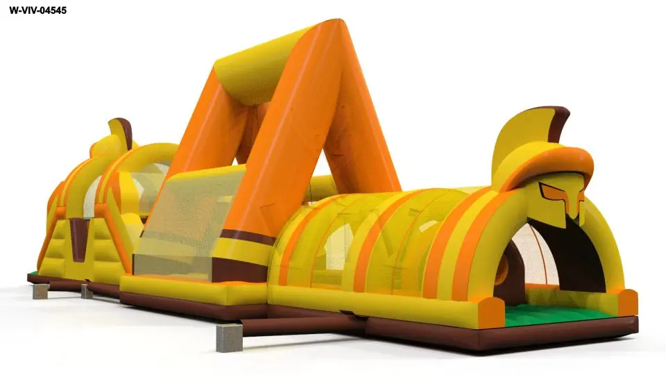Active Center Gladiators commercial inflatable obstacle course