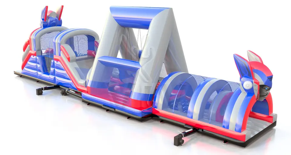 Active Center Gladiators Robots commercial inflatable obstacle course