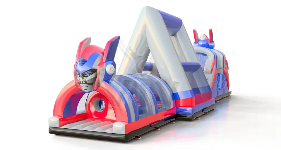 Active Center Gladiators Robots commercial inflatable obstacle course