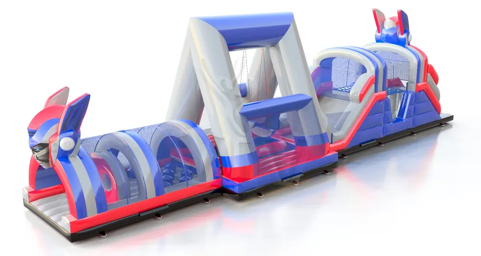 Active Center Gladiators Robots commercial inflatable obstacle course