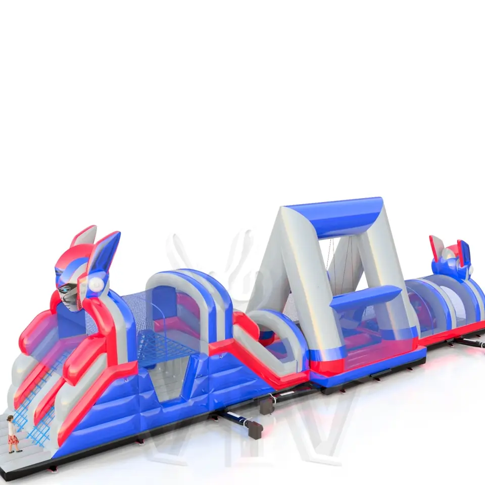 Active Center Gladiators Robots commercial inflatable obstacle course