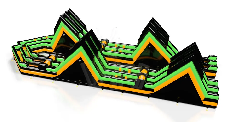 Jet Stream commercial inflatable obstacle course