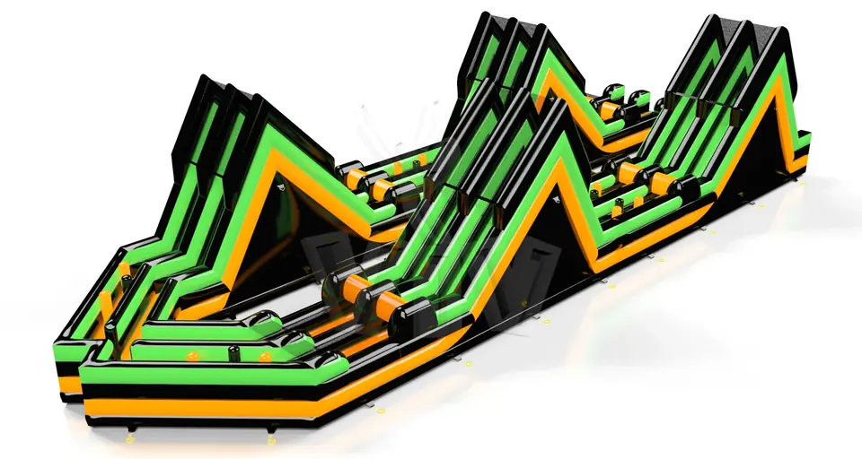 Jet Stream commercial inflatable obstacle course