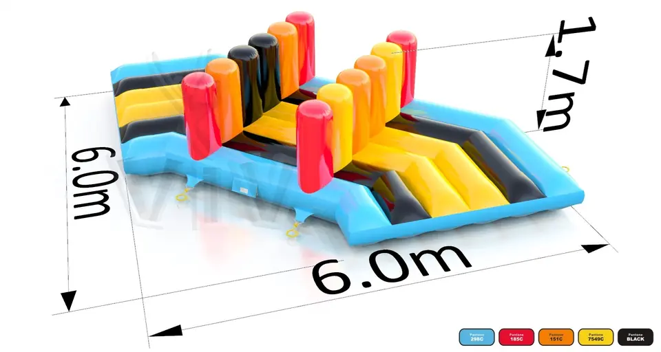 Obstacle Course commercial inflatable obstacle course
