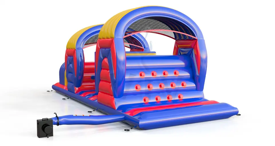 Obstacle course 10 m commercial inflatable obstacle course