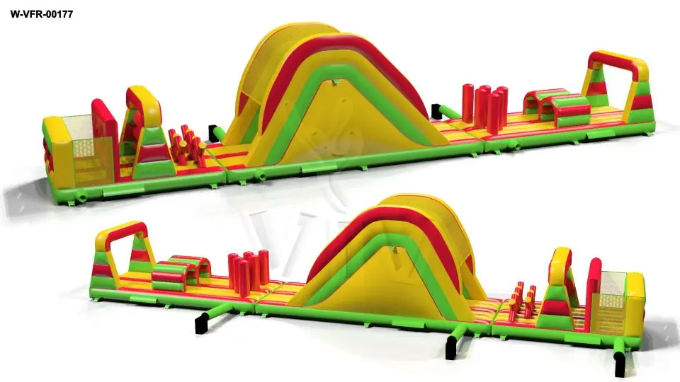Obstacle Course Aviotex 18.1 x 2.7 x 3.8 m commercial inflatable obstacle course