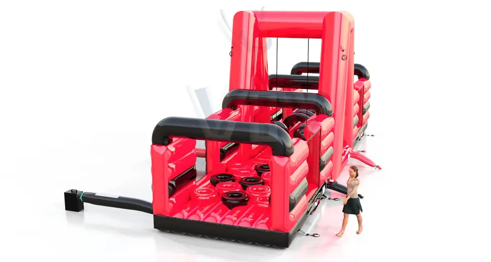Obstacle course Challenge XL - 1 part commercial inflatable obstacle course
