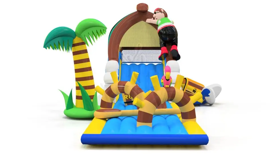 Obstacle Course - Collection Pirate commercial inflatable obstacle course