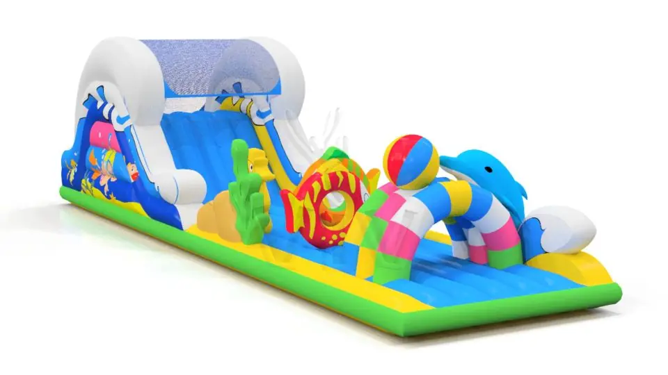 Obstacle Course - Collection Underwater World commercial inflatable obstacle course