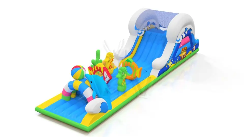 Obstacle Course - Collection Underwater World commercial inflatable obstacle course