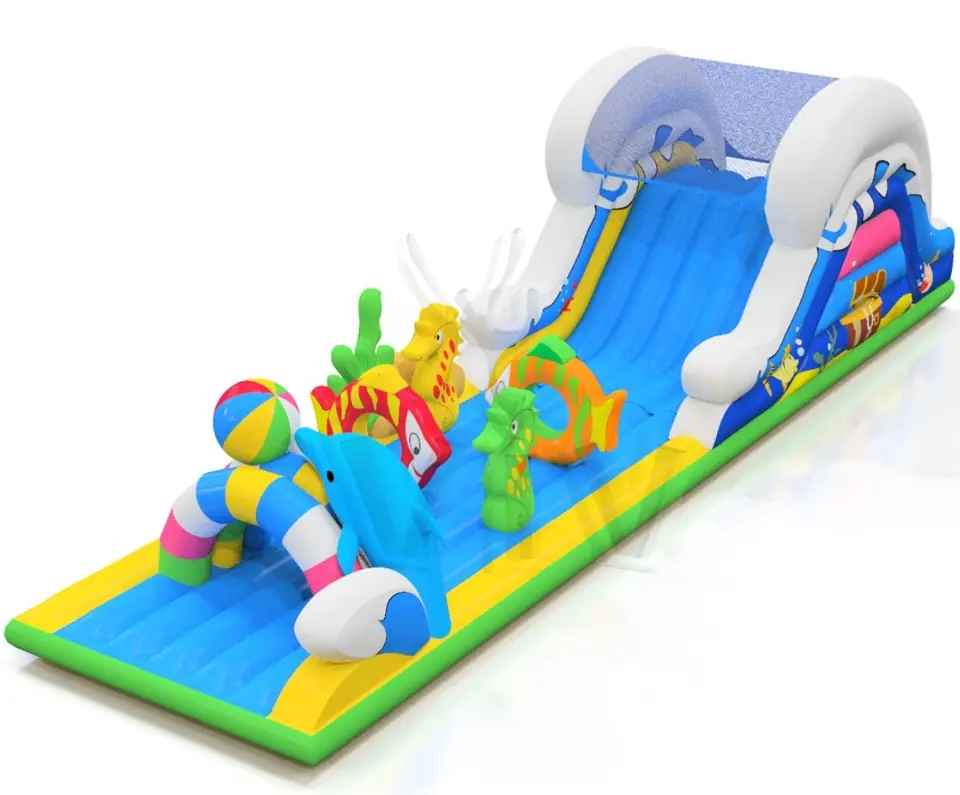 Obstacle Course - Collection Underwater World commercial inflatable obstacle course