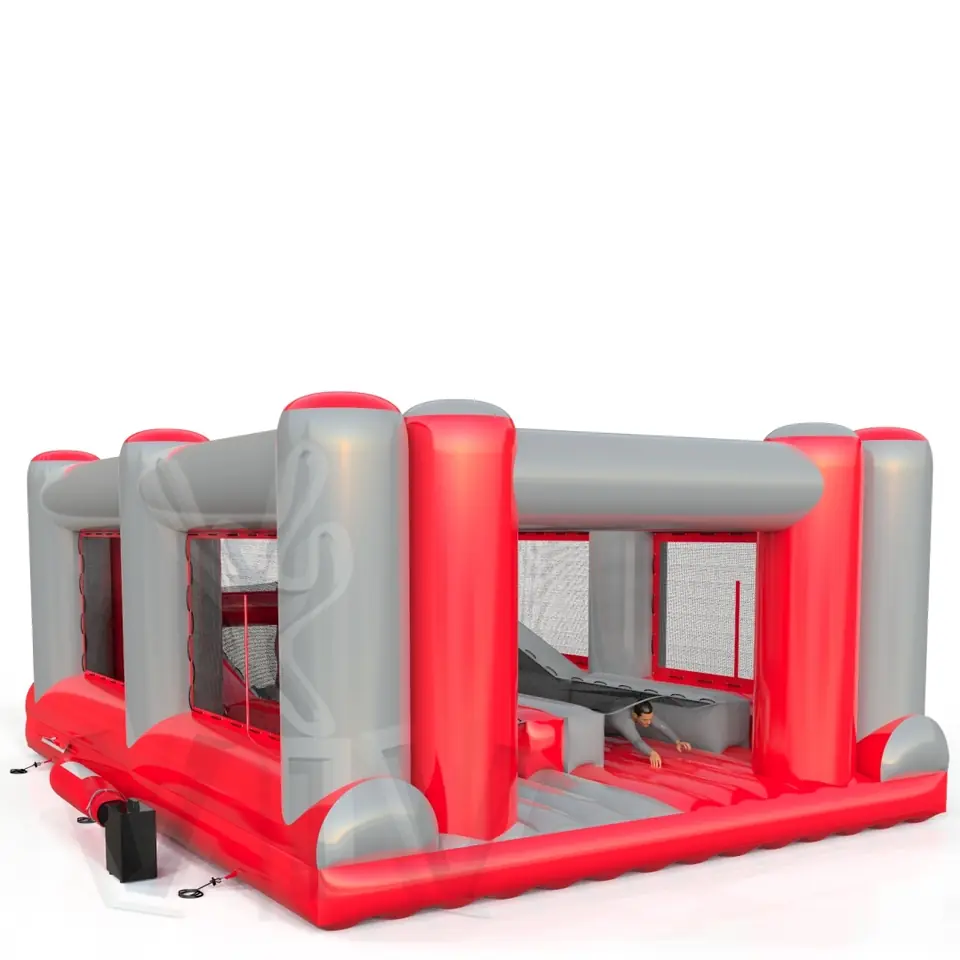 Obstacle course for crawling commercial inflatable obstacle course