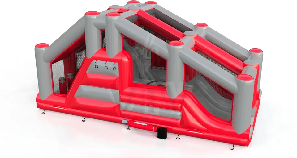 Obstacle course for jumping commercial inflatable obstacle course