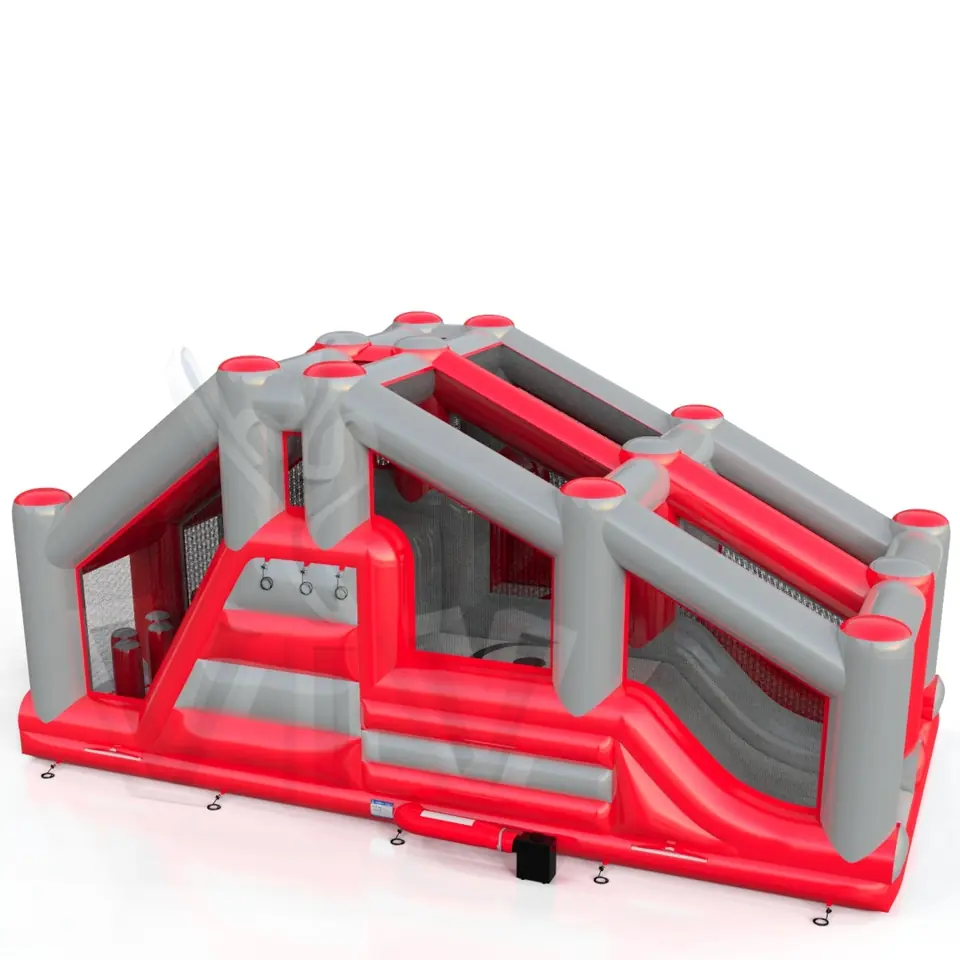 Obstacle course for jumping commercial inflatable obstacle course