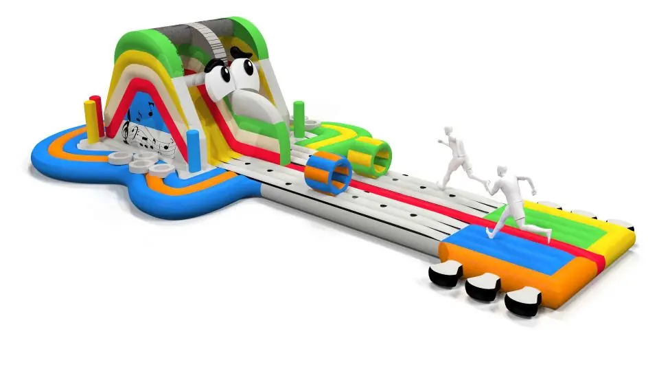Obstacle Course Guitar - Musical Collection commercial inflatable obstacle course