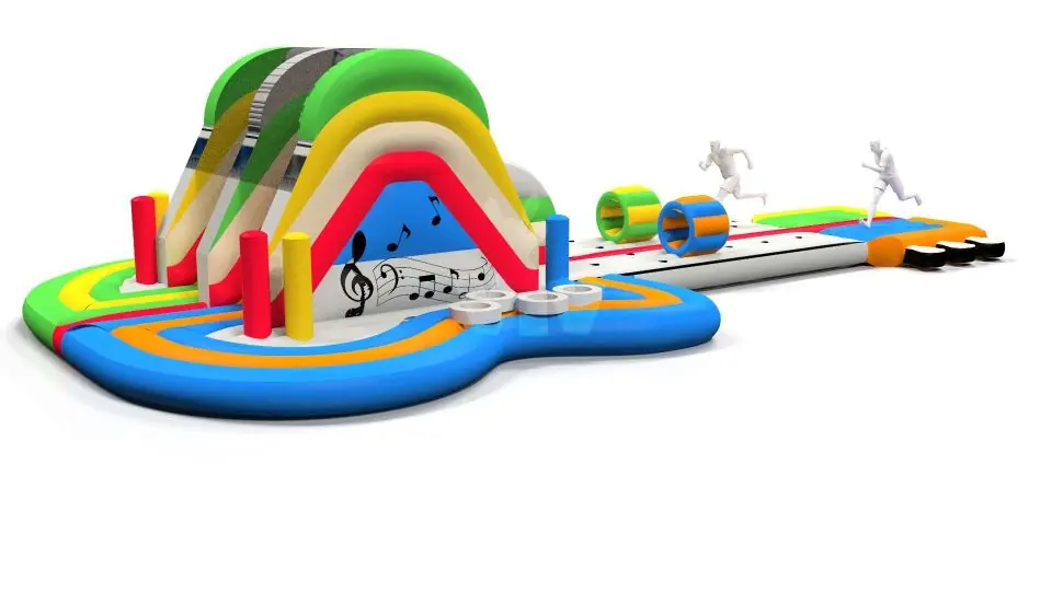 Obstacle Course Guitar - Musical Collection commercial inflatable obstacle course