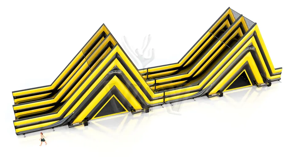 Obstacle Course Jet-Stream commercial inflatable obstacle course