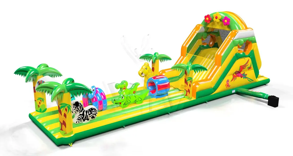 Obstacle Course L Tropical Islands commercial inflatable obstacle course