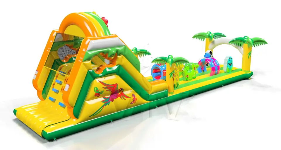 Obstacle Course L Tropical Islands commercial inflatable obstacle course