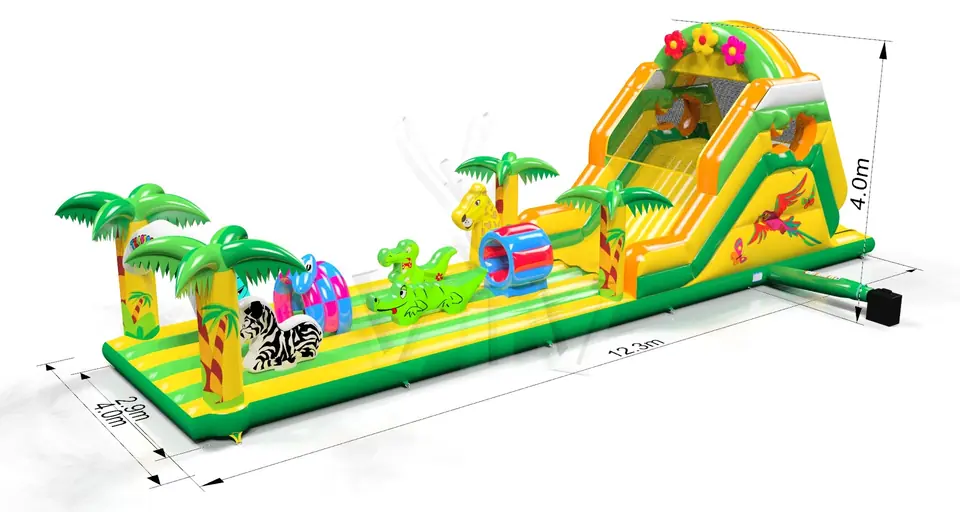 Obstacle Course L Tropical Islands commercial inflatable obstacle course