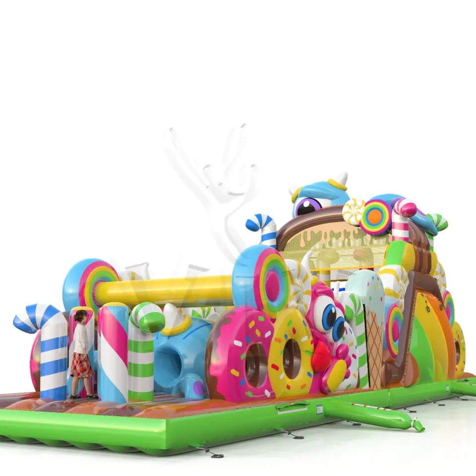 Obstacle Course Monsters commercial inflatable obstacle course