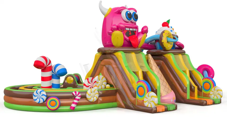 Obstacle Course Monsters - Collection Monsters commercial inflatable obstacle course
