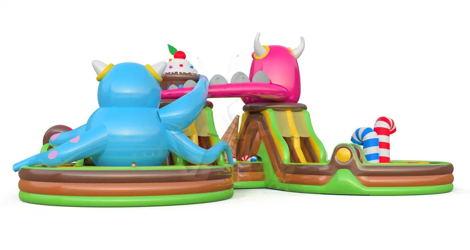 Obstacle Course Monsters - Collection Monsters commercial inflatable obstacle course