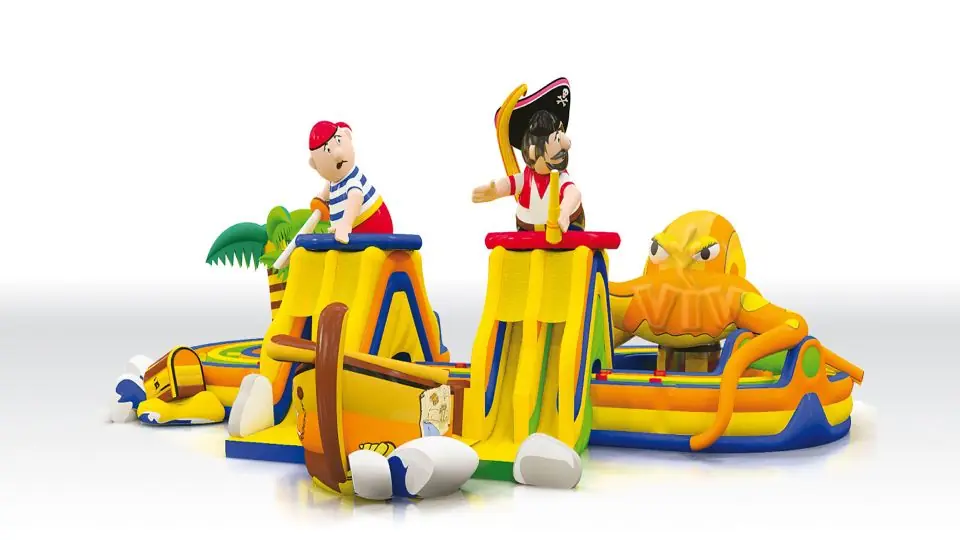 VIV inflatable obstacle course