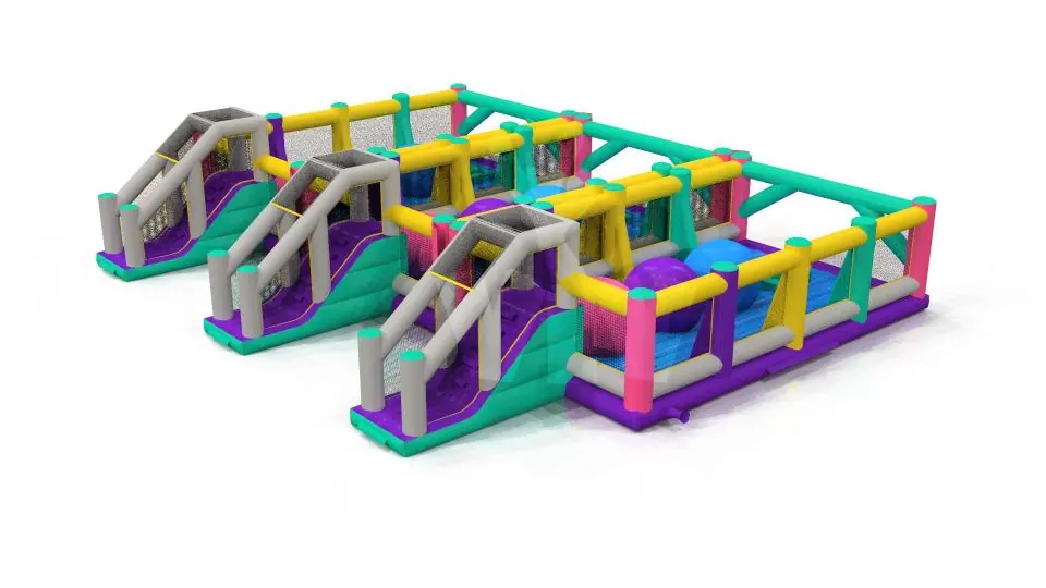 Obstacle Course N1 - Collection Fun 5 K commercial inflatable obstacle course