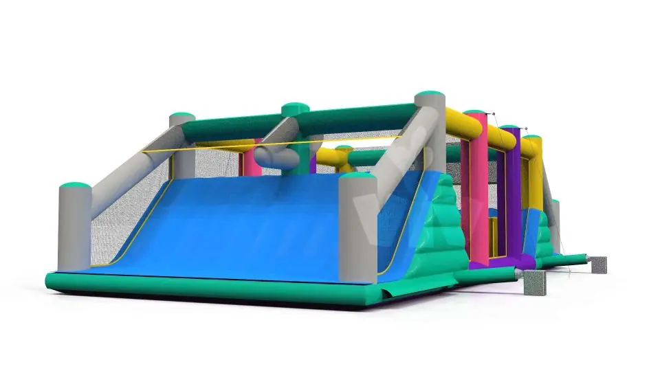 Obstacle Course N2 - Collection Fun 5 K commercial inflatable obstacle course