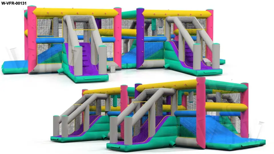 Obstacle Course N3 - Collection Fun 5 K commercial inflatable obstacle course