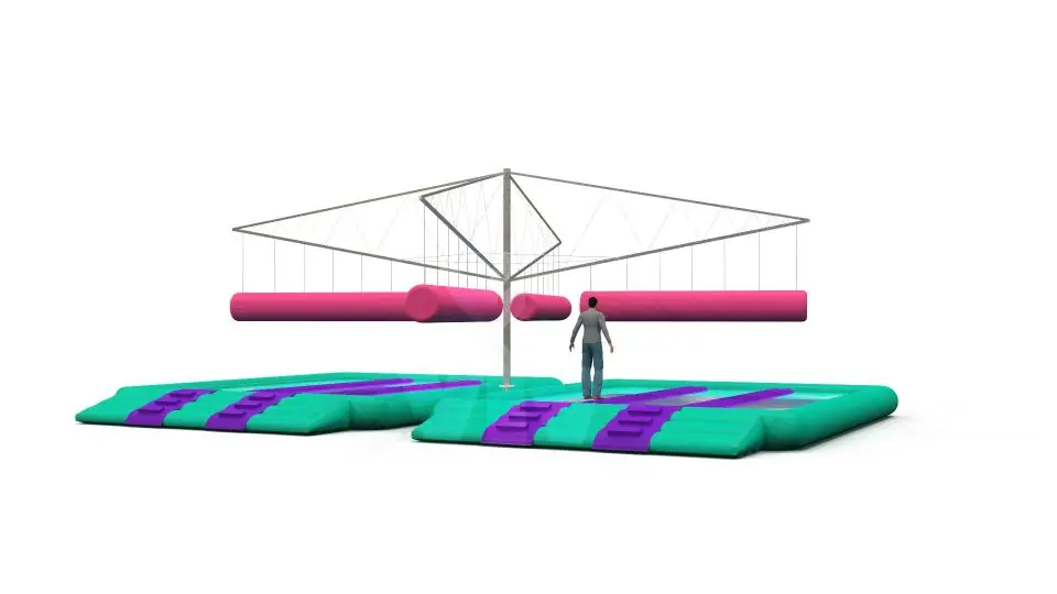 Obstacle Course N5 - Collection Fun 5 K commercial inflatable obstacle course