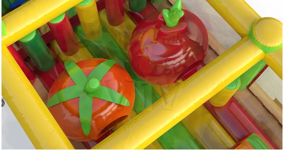 Obstacle Course Pizza commercial inflatable obstacle course