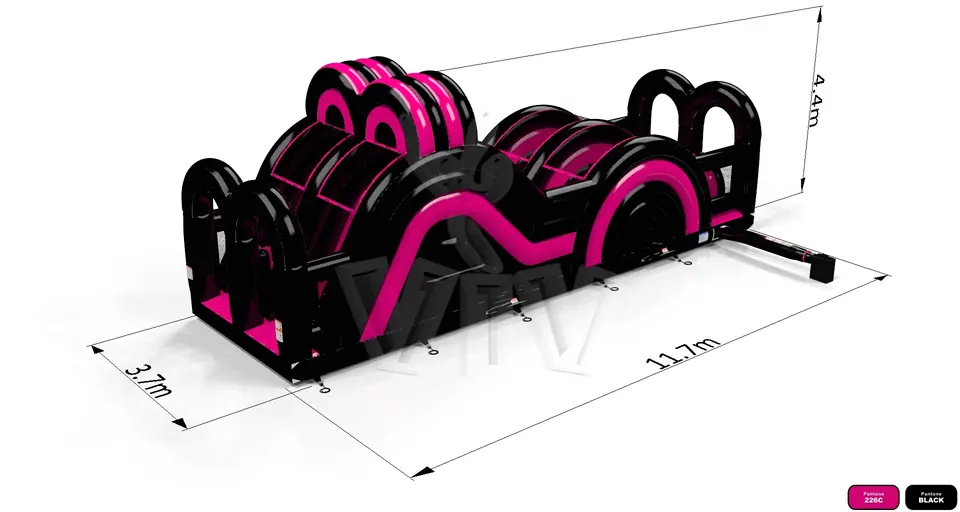 Obstacle Course Radical Run XXL - 2 commercial inflatable obstacle course