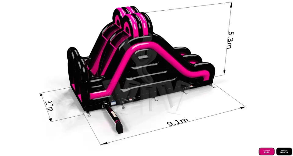 Obstacle Course Radical Run XXL - 2 commercial inflatable obstacle course