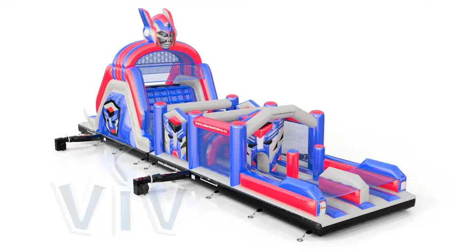 Obstacle Course Robots commercial inflatable obstacle course