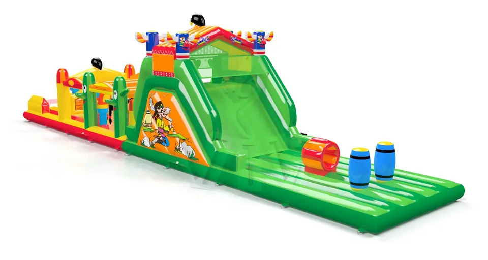 Obstacle Course Saloon commercial inflatable obstacle course