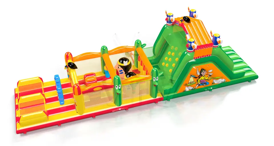 Obstacle Course Saloon commercial inflatable obstacle course