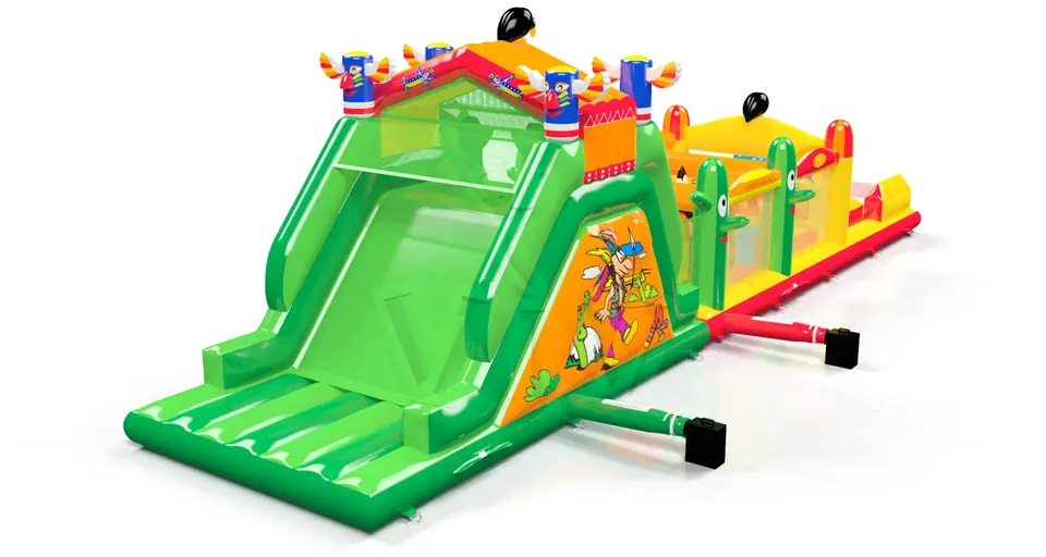 Obstacle Course Saloon commercial inflatable obstacle course
