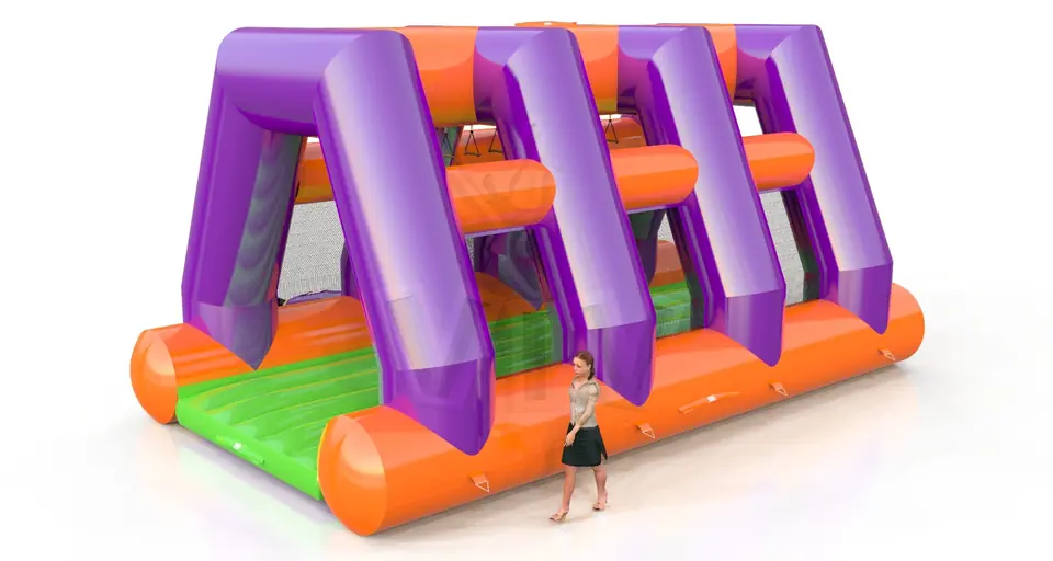 Obstacle Course Trapeze commercial inflatable obstacle course