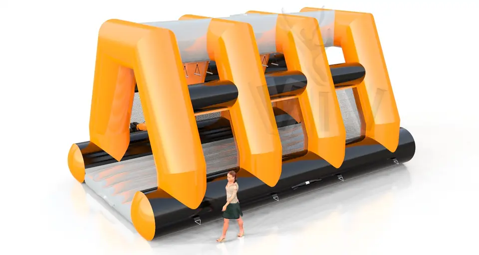 Obstacle Course Trapeze commercial inflatable obstacle course