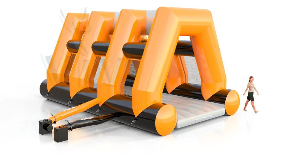 Obstacle Course Trapeze commercial inflatable obstacle course